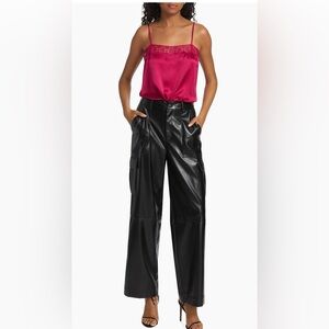Cami NYC Shelly Faux Leather Black Pants size Medium
NWOT